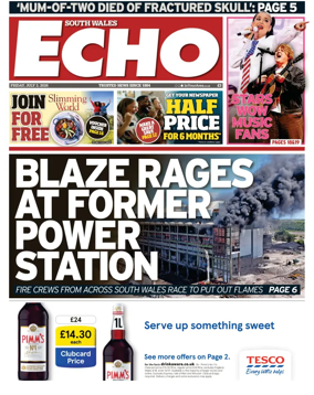 Cover of South Wales Echo
