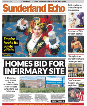 Cover of Sunderland Echo