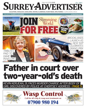 Cover of Surrey Advertiser