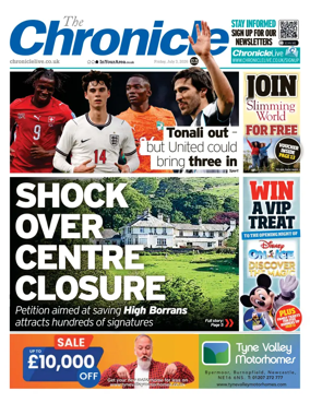 Cover of The Chronicle (South Tyneside and Durham)
