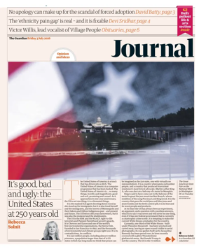 Cover of The Guardian e-paper Journal