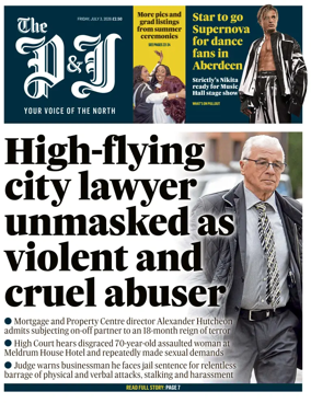 Cover of The Press and Journal (Aberdeen and Aberdeenshire)