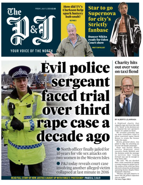 Cover of The Press and Journal (Inverness Highlands and Islands)