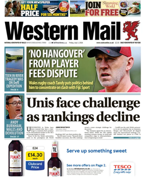 Cover of Western Mail