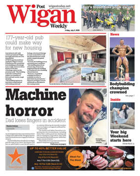 Cover of Wigan Evening Post