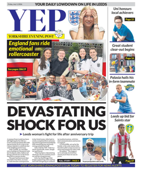 Cover of Yorkshire Evening Post