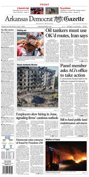 Cover of Arkansas Democrat-Gazette
