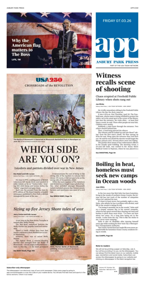 Cover of Asbury Park Press