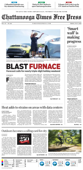 Cover of Chattanooga Times Free Press