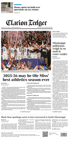 Cover of Clarion Ledger