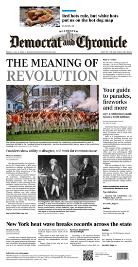 Cover of Democrat and Chronicle