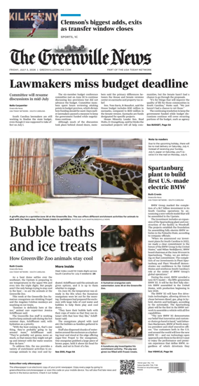 Cover of The Greenville News