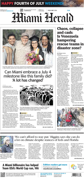 Cover of Miami Herald