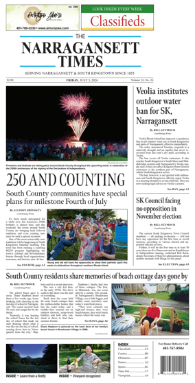 Cover of Narragansett Times