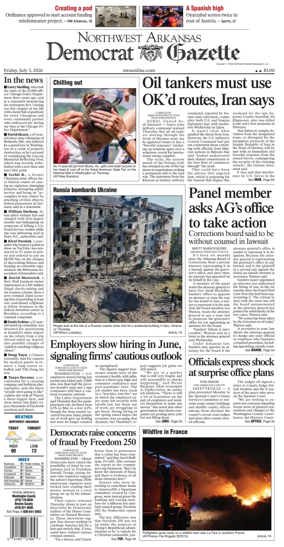 Cover of Northwest Arkansas Democrat-Gazette