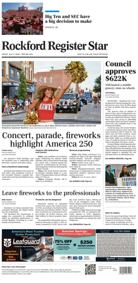 Cover of Rockford Register Star