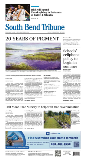 Cover of South Bend Tribune