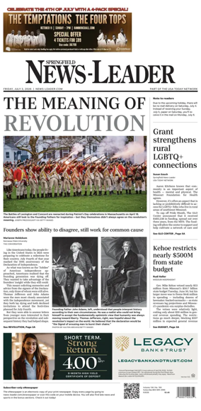 Cover of Springfield News-Leader