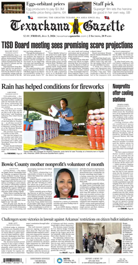 Cover of Texarkana Gazette