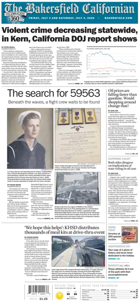 Cover of The Bakersfield Californian