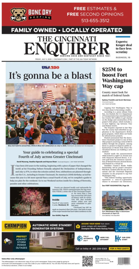 Cover of The Cincinnati Enquirer
