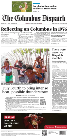 Cover of The Columbus Dispatch