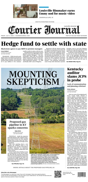 Cover of The Courier-Journal (Louisville)