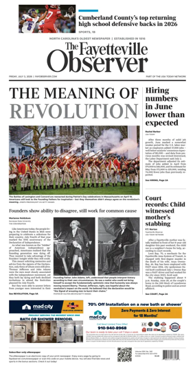 Cover of The Fayetteville Observer