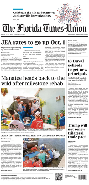 Cover of The Florida Times-Union