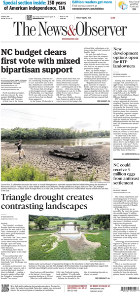 Cover of The News & Observer
