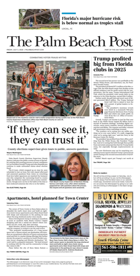 Cover of The Palm Beach Post