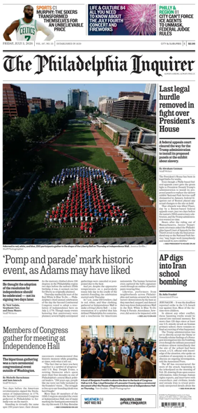 Cover of The Philadelphia Inquirer