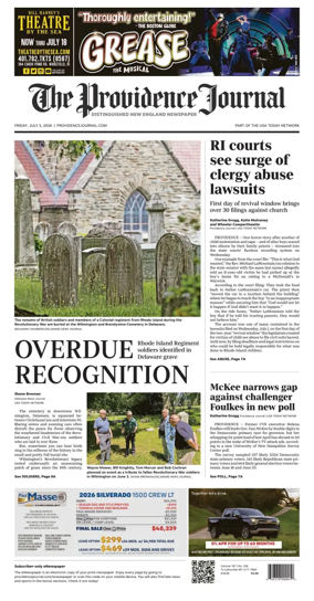 Cover of The Providence Journal