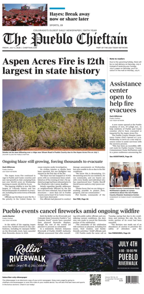Cover of The Pueblo Chieftain