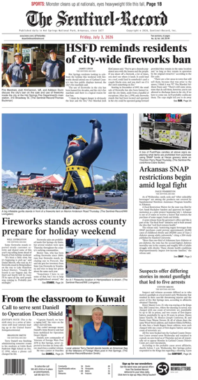 Cover of The Sentinel-Record