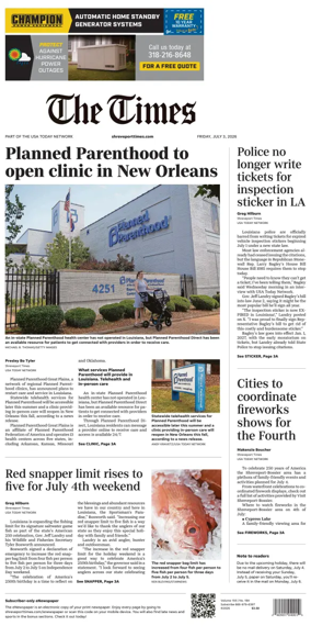 Cover of The Times (Shreveport)