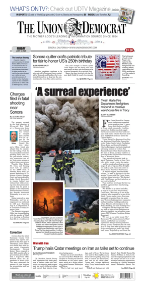 Cover of The Union Democrat