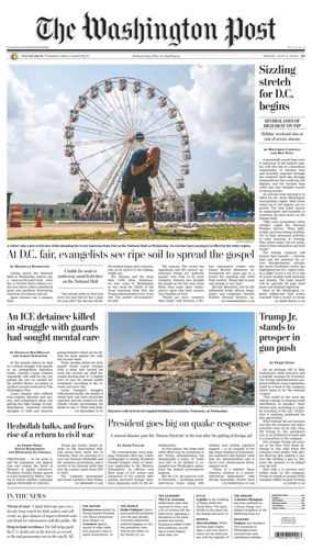 Cover of The Washington Post