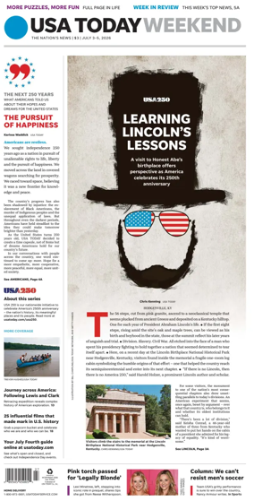 Cover of USA TODAY US Edition