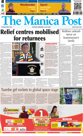 Cover of The Manica Post