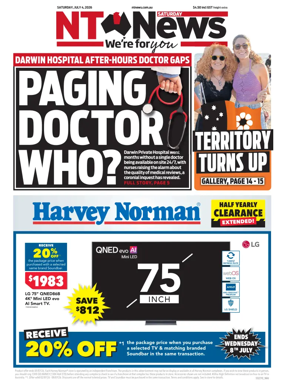 Cover of NT News