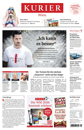 Cover of Kurier (Samstag)