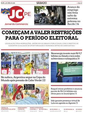 Cover of Jornal do Commercio