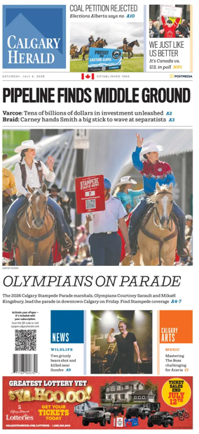 Cover of Calgary Herald