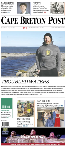 Cover of Cape Breton Post