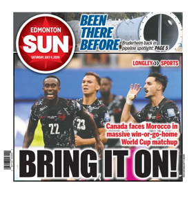 Cover of Edmonton Sun