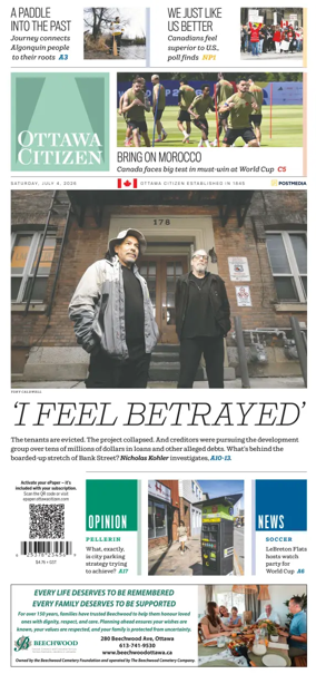 Cover of Ottawa Citizen