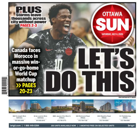 Cover of Ottawa Sun