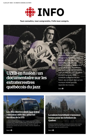 Cover of Radio-Canada Info