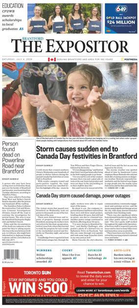 Cover of The Expositor (Brantford)